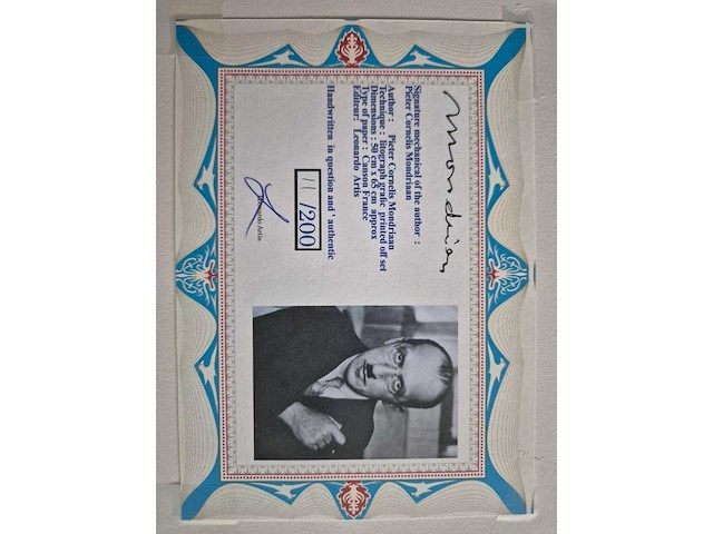 Litho mondriaan - afbeelding 5 van  5