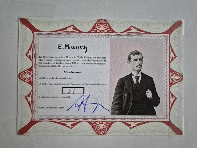 Litho munch - afbeelding 4 van  4