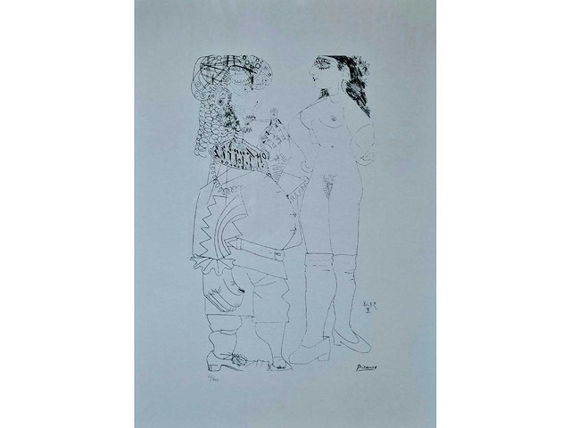 Litho pablo picasso - afbeelding 1 van  4