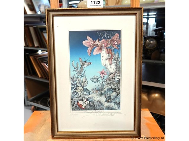 Litho. potlood gesigneerd en genummerd - afbeelding 1 van  5