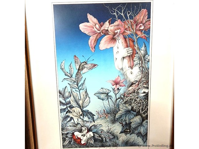 Litho. potlood gesigneerd en genummerd - afbeelding 2 van  5