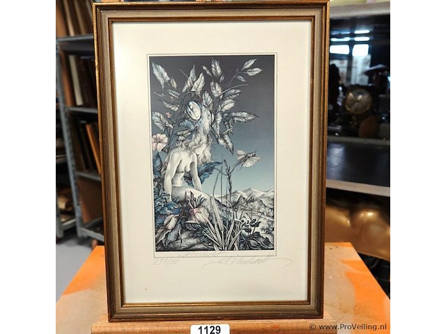 Litho. potlood gesigneerd en genummerd - afbeelding 1 van  5