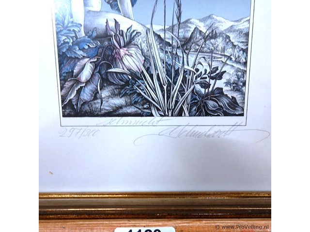 Litho. potlood gesigneerd en genummerd - afbeelding 3 van  5