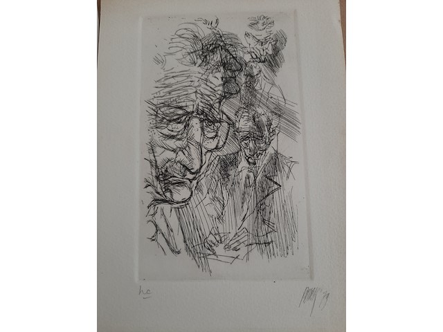 Litho simon carmiggelt, parool, 1979 - afbeelding 2 van  3