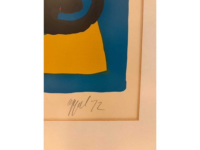 Lithografie karel appel - afbeelding 3 van  4