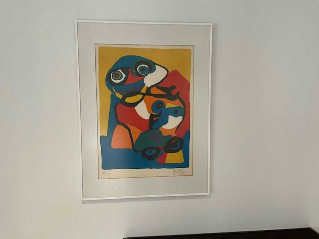 Lithografie karel appel - afbeelding 4 van  4