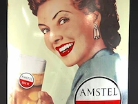 Lithografie reclamebord amstel bier - afbeelding 3 van  5