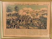 Lithografie "slag bij valmy" - afbeelding 1 van  4