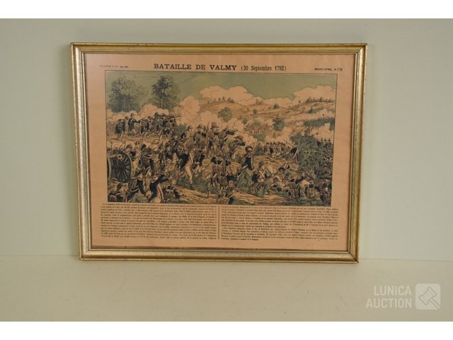Lithografie "slag bij valmy" - afbeelding 2 van  4
