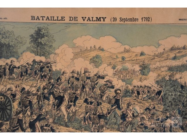 Lithografie "slag bij valmy" - afbeelding 3 van  4
