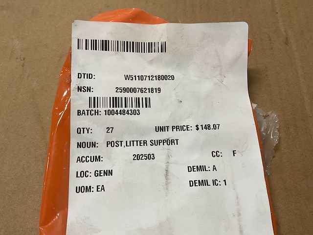 Litter support (27x) - afbeelding 4 van  4