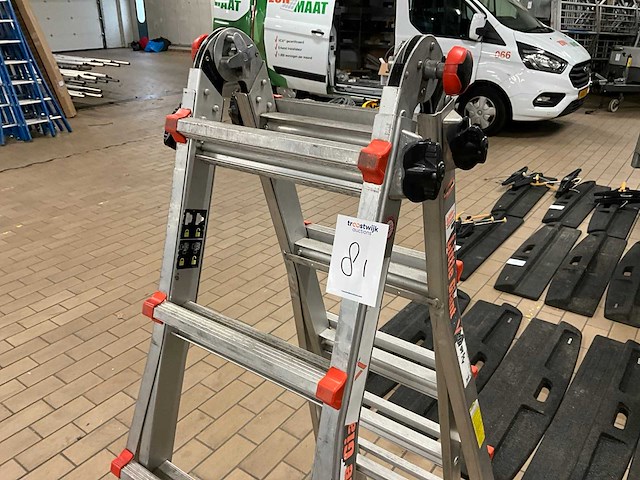Little giant velocity 5x4 multifunctionele vouwladder - afbeelding 3 van  4