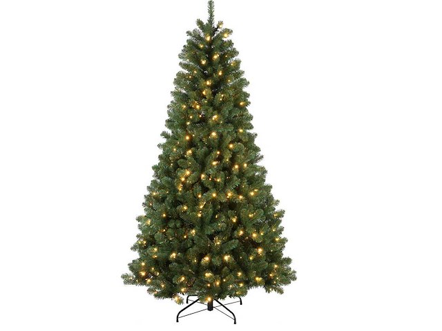 Little grove finland kunstkerstboom met led verlichting (180 cm) - afbeelding 1 van  2