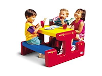 Little tikes picknicktafel max 4 zitplaatsen - afbeelding 1 van  3
