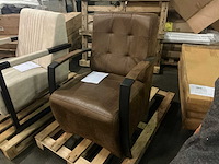 Livia brown fauteuil - afbeelding 1 van  5