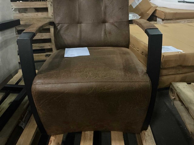 Livia brown fauteuil - afbeelding 5 van  5