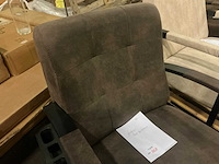 Livia dark brown fauteuil - afbeelding 5 van  7