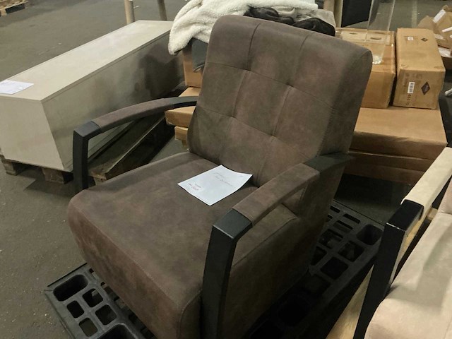 Livia dark brown fauteuil - afbeelding 7 van  7