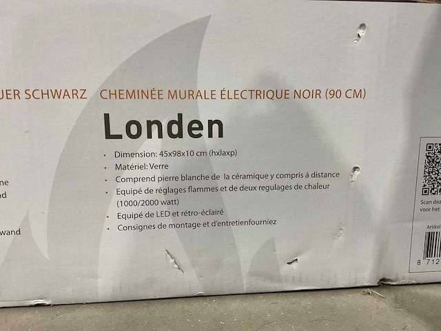 Livin flame - london - elektrische hanghaard - afbeelding 3 van  7