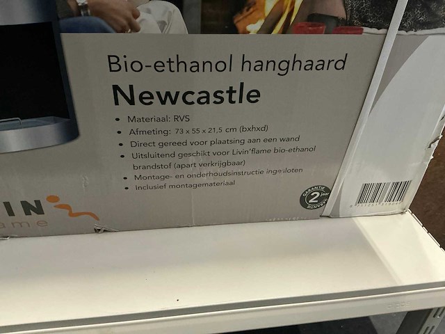 Livin flames bio-ethanol hanghaard newcastle - afbeelding 2 van  2