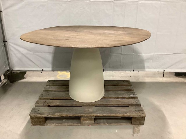 Livingfun marron eetkamertafel - afbeelding 1 van  5