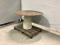 Livingfun marron eetkamertafel - afbeelding 2 van  5