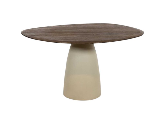 Livingfun marron eetkamertafel - afbeelding 3 van  3