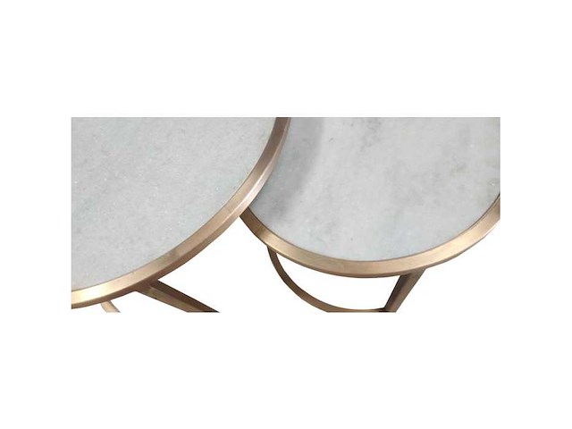 Livingfurn jamie marmeren salontafel - afbeelding 2 van  5