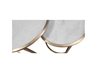 Livingfurn jamie marmeren salontafel - afbeelding 2 van  5