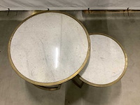 Livingfurn jamie marmeren salontafel - afbeelding 4 van  5