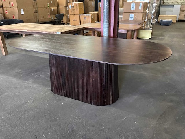 Livingfurn salvator ovale eetkamertafel - 230cm - afbeelding 5 van  11