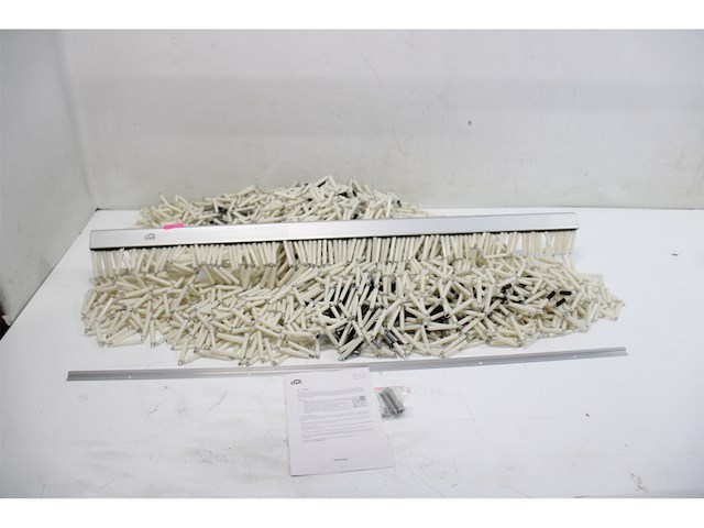 Livn deurgordijn tube zwaluwen 100x220 cm wit - afbeelding 5 van  6