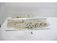 Livn deurgordijn tube zwaluwen 100x220 cm wit - afbeelding 5 van  6