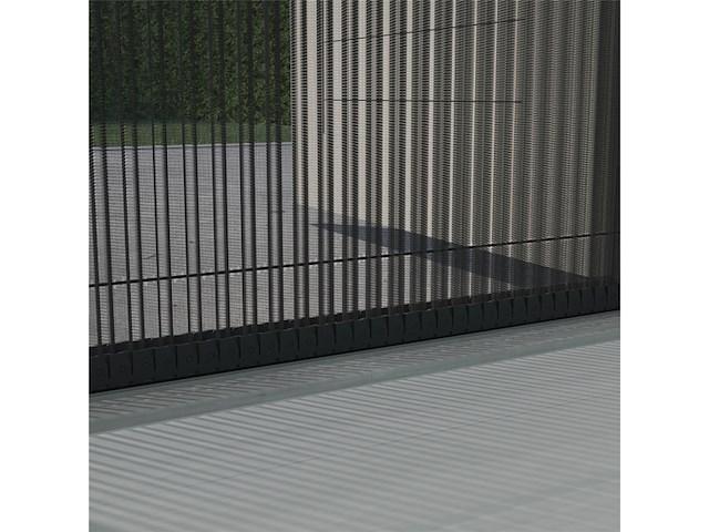 Livn plissehor deur excellent 96x221cm wit - afbeelding 3 van  6