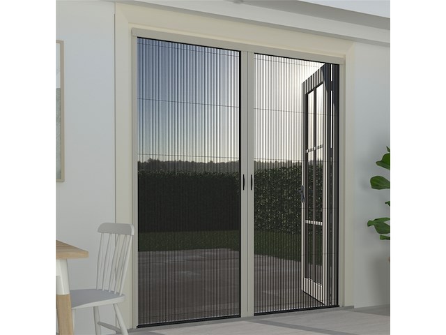 Livn plissehor deur excellent 96x224cm wit - afbeelding 3 van  6