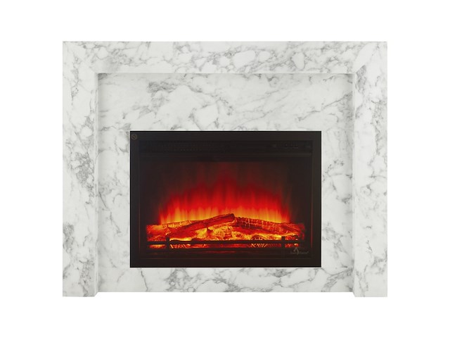 Livn schouwombouw bregenz marmer wit - afbeelding 1 van  7