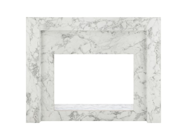 Livn schouwombouw bregenz marmer wit - afbeelding 2 van  7