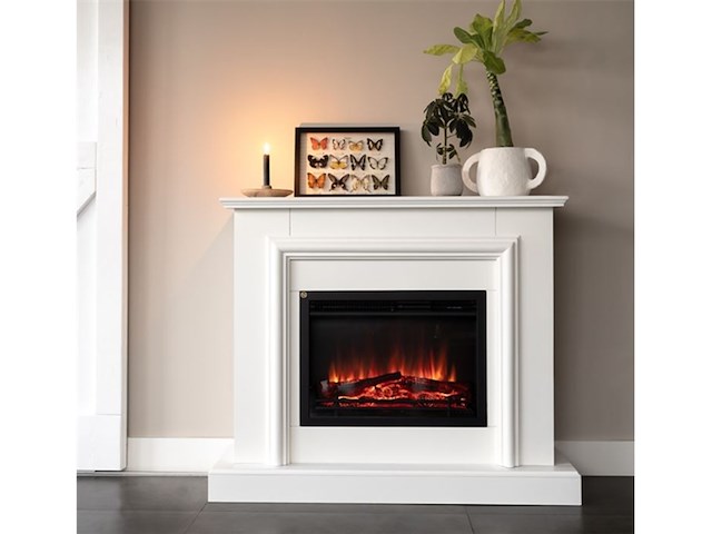 Livn schouwombouw saalbach wit - afbeelding 2 van  4