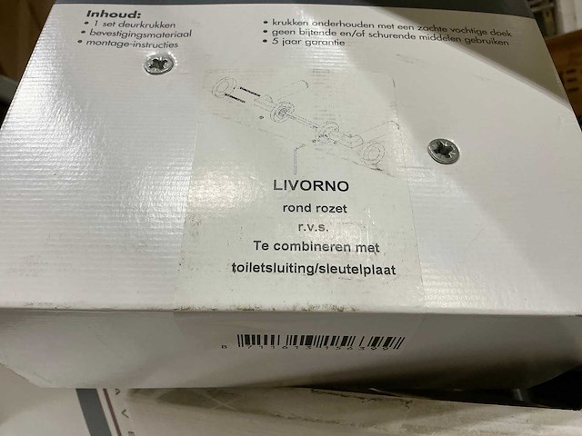 Livorno deurbeslag (17x) - afbeelding 2 van  2