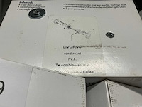 Livorno rond rozet deurbeslag (5x) - afbeelding 3 van  3