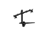 Liyama ds1002db1 bureausteun standaard dubbel hoogte verstelbaarzwart - afbeelding 1 van  4