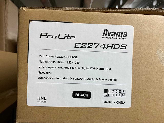 Liyama prolite e2274hds monitor (4x) - afbeelding 2 van  3