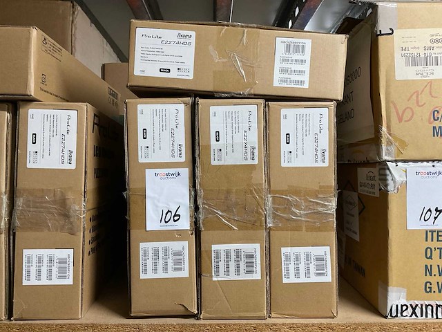 Liyama prolite e2274hds monitor (4x) - afbeelding 3 van  3
