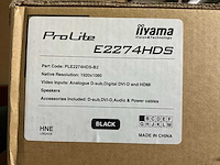 Liyama prolite e2274hds monitor (5x) - afbeelding 3 van  3