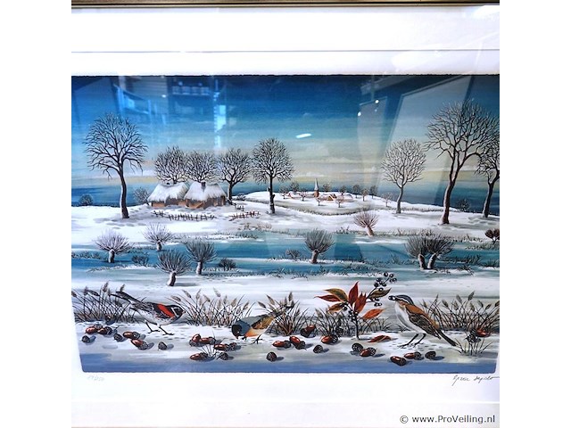 Ljerka depolo litho. potlood gesigneerd en genummerd - afbeelding 2 van  5