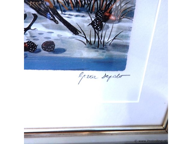 Ljerka depolo litho. potlood gesigneerd en genummerd - afbeelding 3 van  5