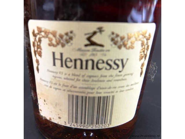 Lles hennessy very special (v.s.) cognac - afbeelding 3 van  5