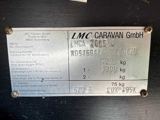 Lmc 530k lux495k caravan - afbeelding 37 van  37