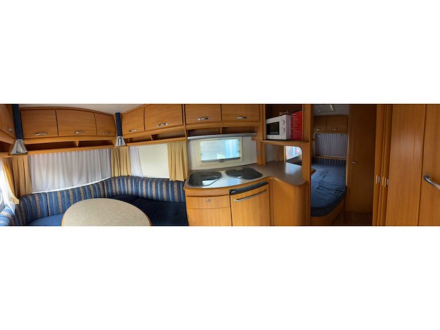 Lmc münsterland 490k1 bed, zithoek, keuken, toilet, douche, caravan - afbeelding 6 van  7