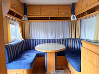 Lmc münsterland 490k1 bed, zithoek, keuken, toilet, douche, caravan - afbeelding 5 van  16